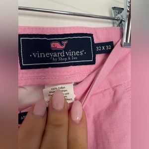 Mens Vineyard Vines Pink Pants - Size 32X 32